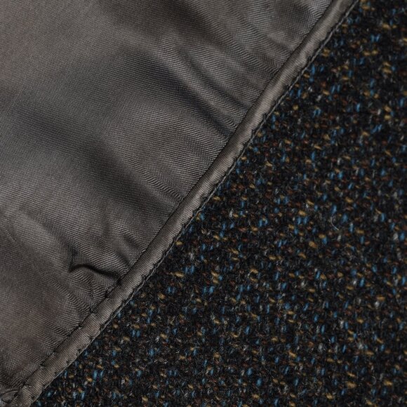 HS (Austria) 70s, Looped Wool Mohair Tweed, Windowpane Check, High GSM - Picture 7 of 8